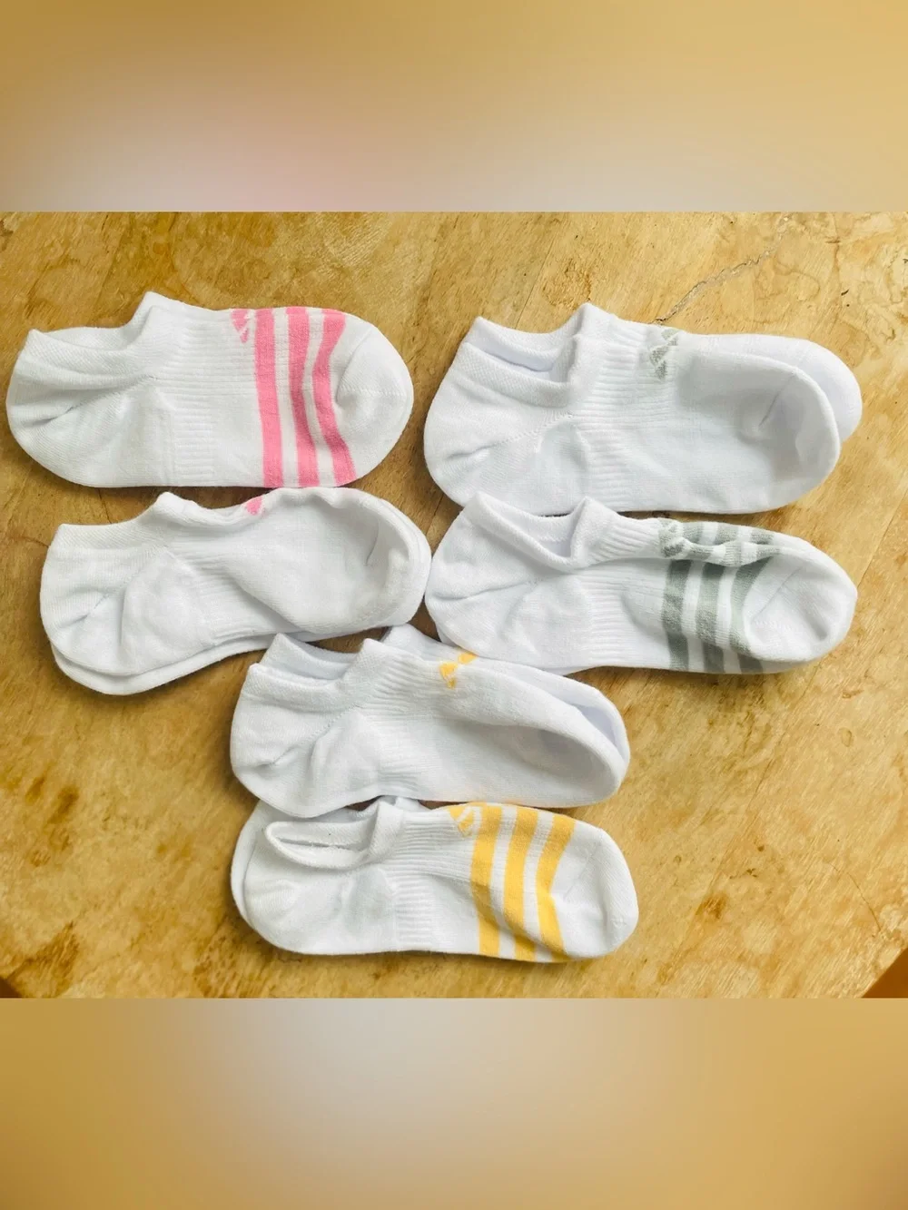 NWOT! Adidas Superlite 3.0 6-Pack No-Show Socks Size Medium (5-10)